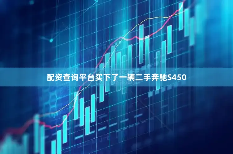 配资查询平台买下了一辆二手奔驰S450